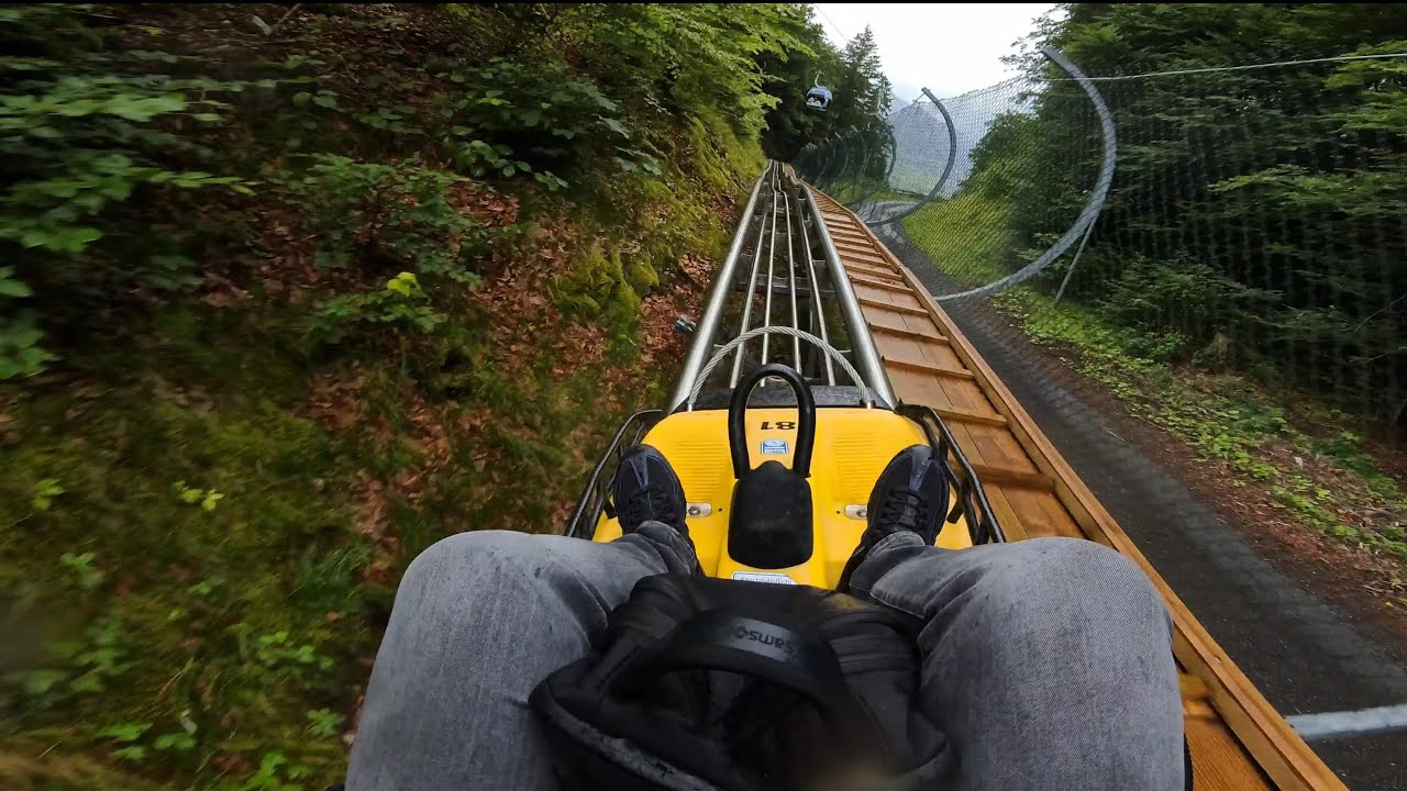 Going Full Speed At The Alpine Coaster Golm - Austria Vacation