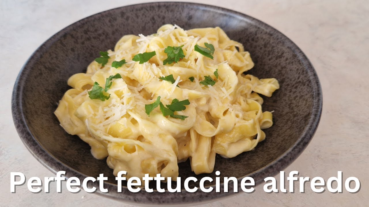 Making the perfect fettuccine alfredo