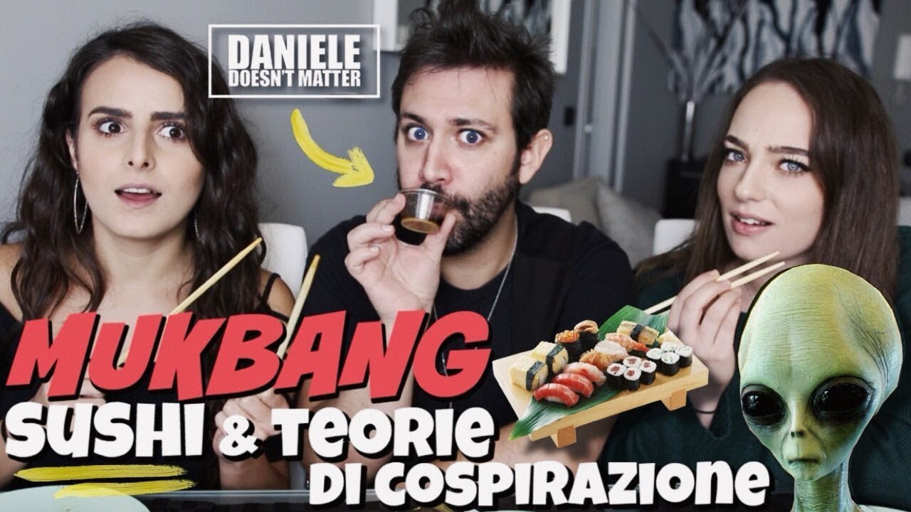 MUKBANG DI SUSHI - TEORIE DI COSPIRAZIONE👽 ft. Daniele Doesn't Matter || K4U.