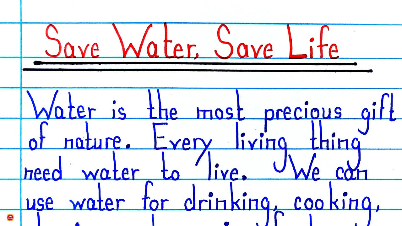 Save Water Save Life Essay in English | Short & Easy Essay | 150 Words | Students Essay