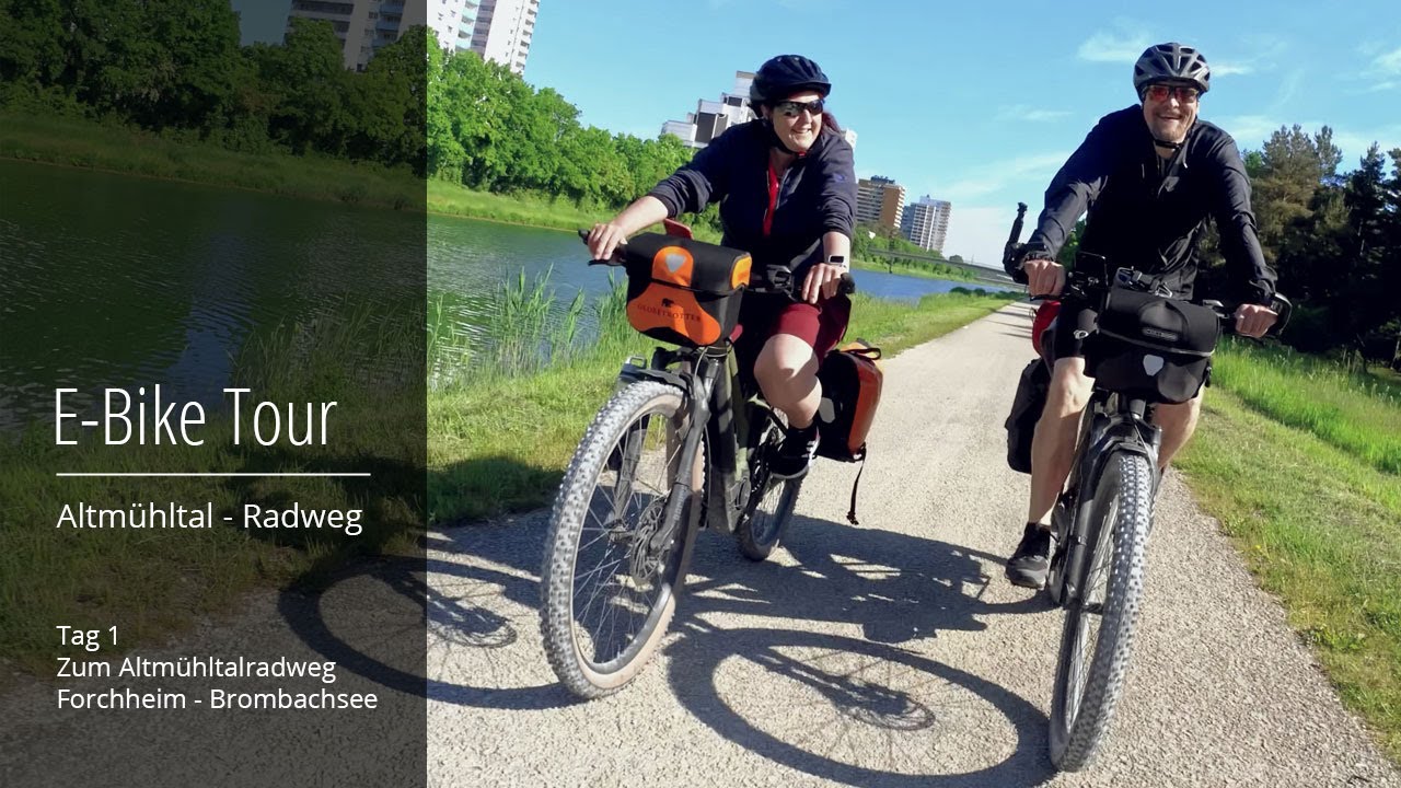 E-Bike Tour - Zum Altmühltalradweg - Forchheim - Brombachsee - Teil 1