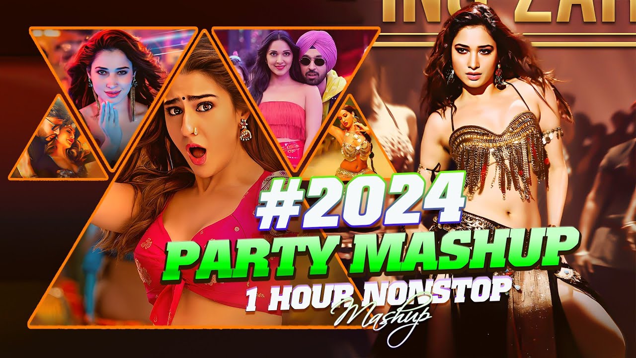 Mega Party Mashup 2024 || New Year Mix 2024 Bollywood Dance Songs || DJ Songs 2024
