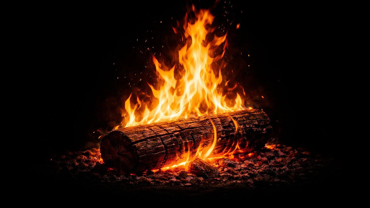Fireplace Sounds 🔥 Crackling Fire for Sleep & Relaxation | No Music | 10 Hours