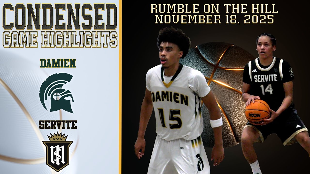 HS Basketball - Damien vs Servite- Condensed Game 4K