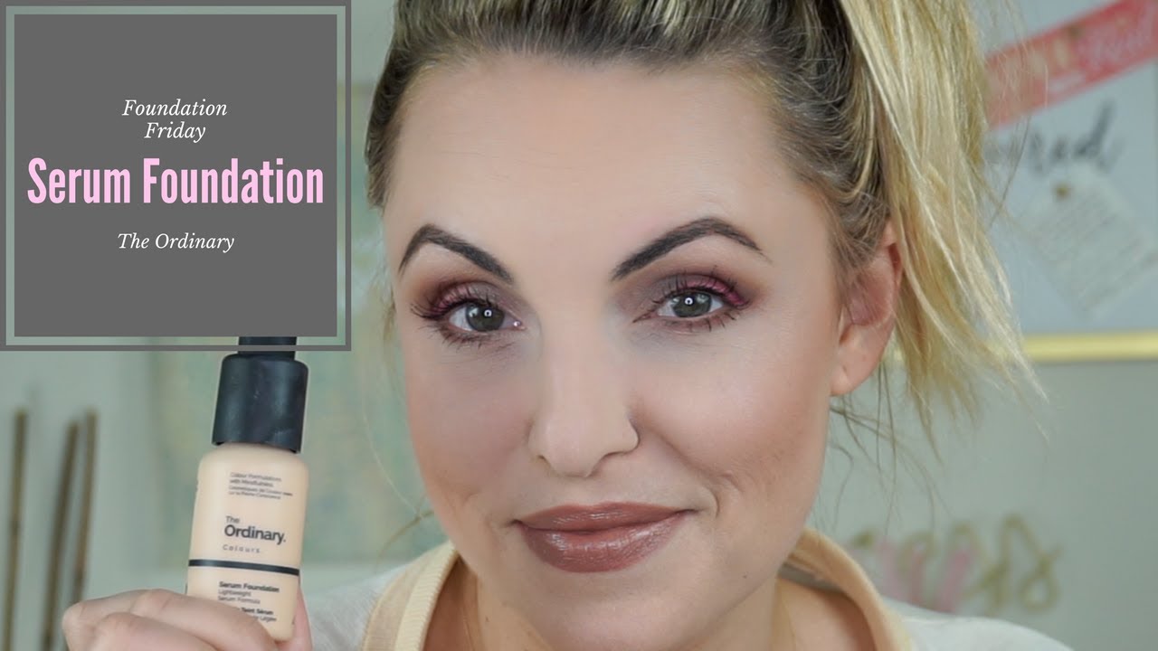 The Ordinary Serum Foundation Review & Demo || Foundation Friday- Elle Leary Artistry