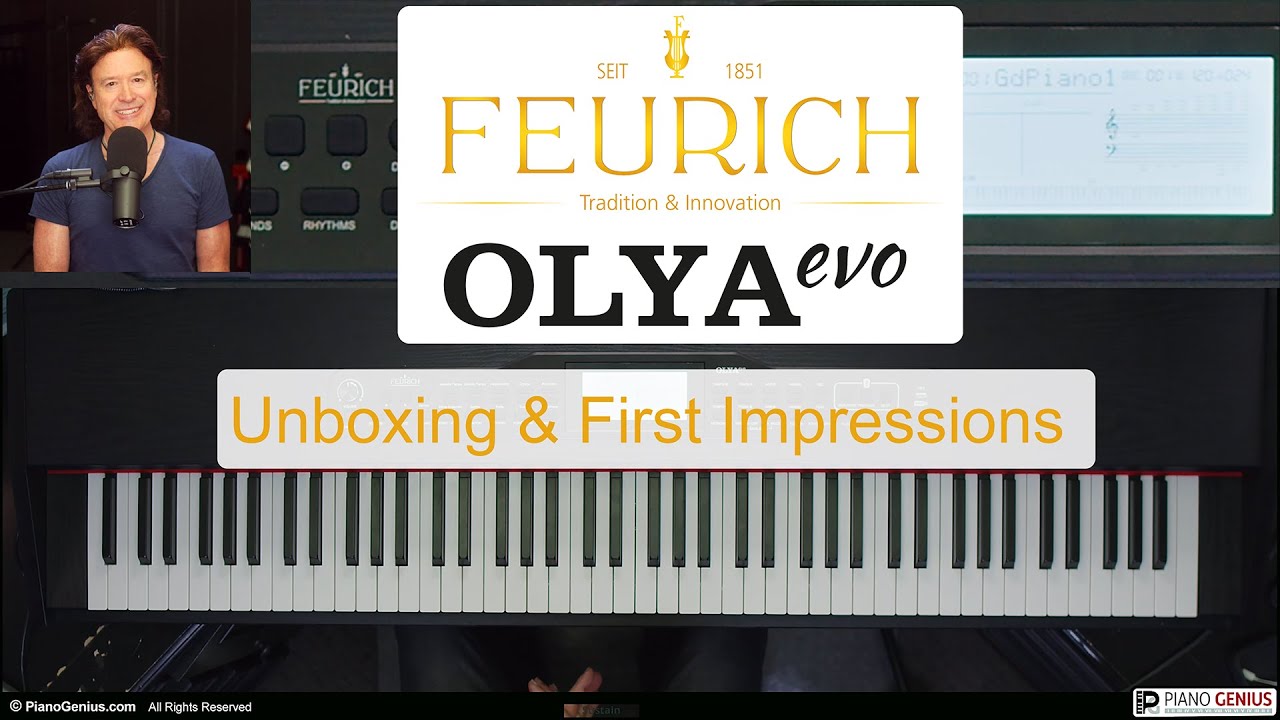 Feurich Olya Evo Electronic Keyboard: Unboxing, Sounds, & First Impressions