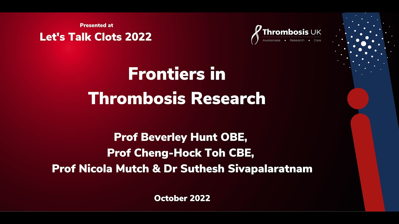 Frontiers in Thrombosis Research