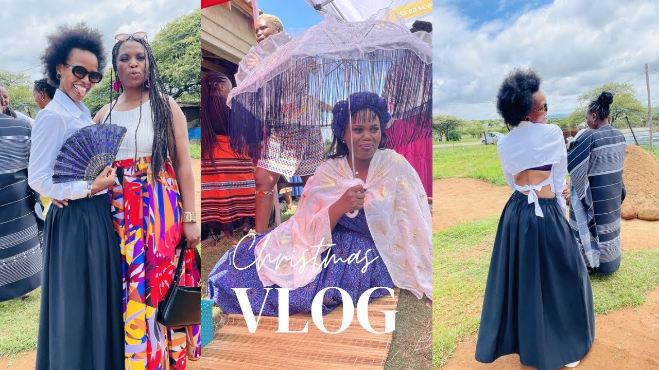 Vlog: Christmas in South Africa|Attending a Zulu wedding| Family reunion & more .