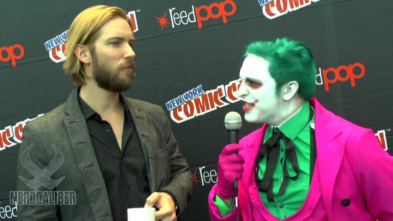 The Joker Meets TROY BAKER! Batman Lego Voice Actor at NYCC 2014