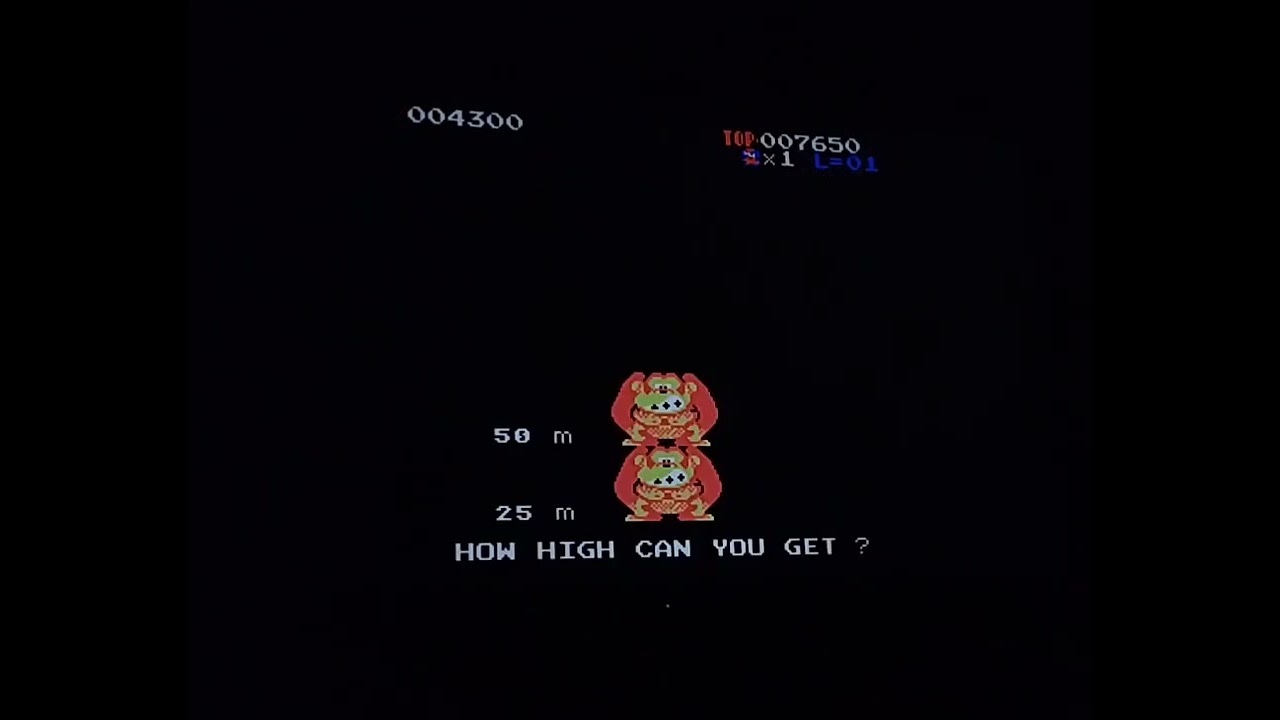 Opcode Donkey Kong Arcade - emulation Colecovision homebrew