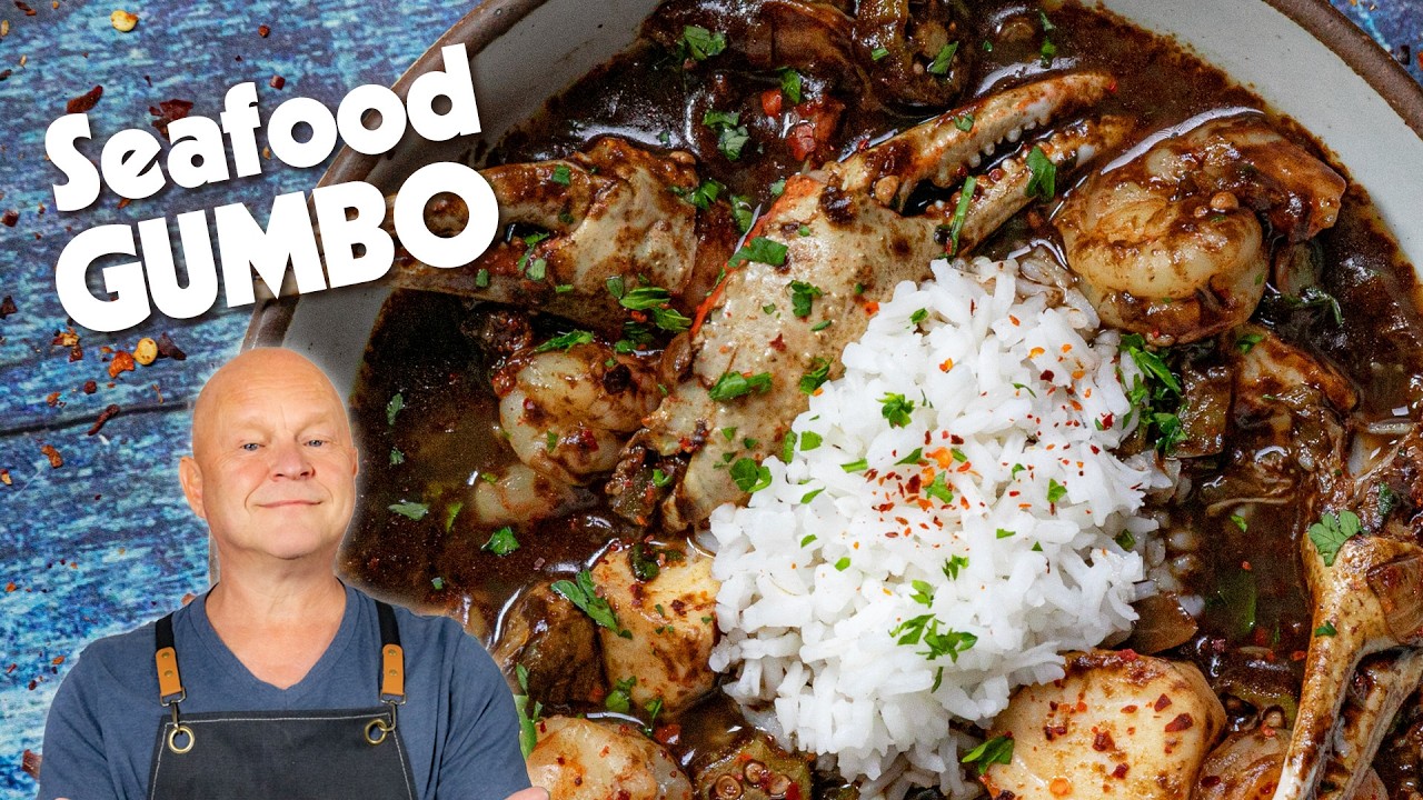 Seafood Gumbo Recipe (Cajun Style!)