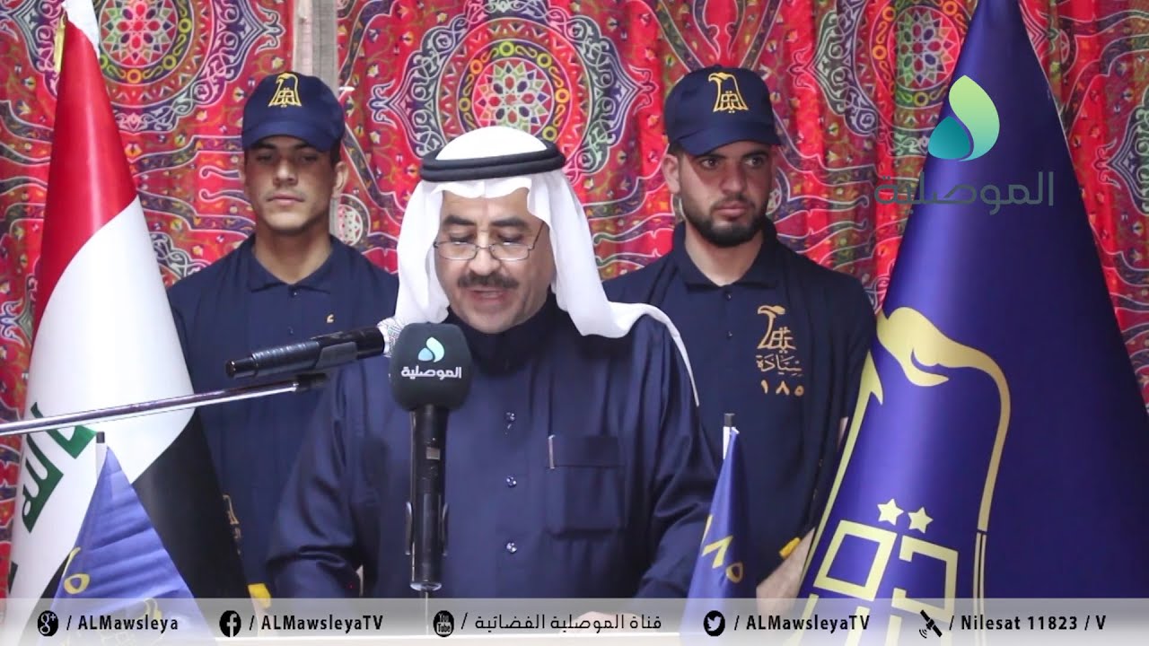 المرشح عن تحالف السيادة بنينوى محمد ابراهيم الجحيشي يقيم تجمعا لعرض برنامجه الانتخابي