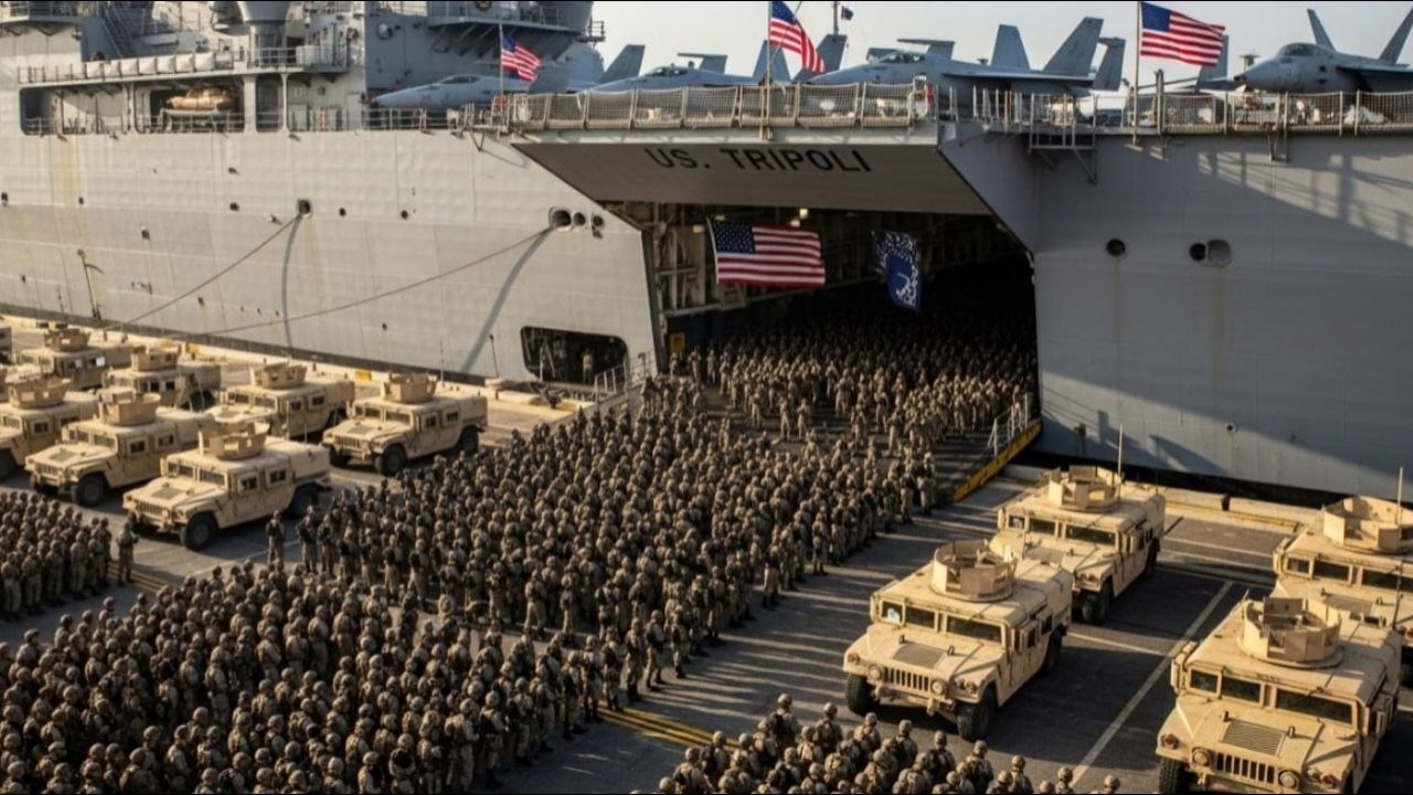 🚨Massive Marine Deployment! Thousands Board USS Tripoli for Sea Operation
