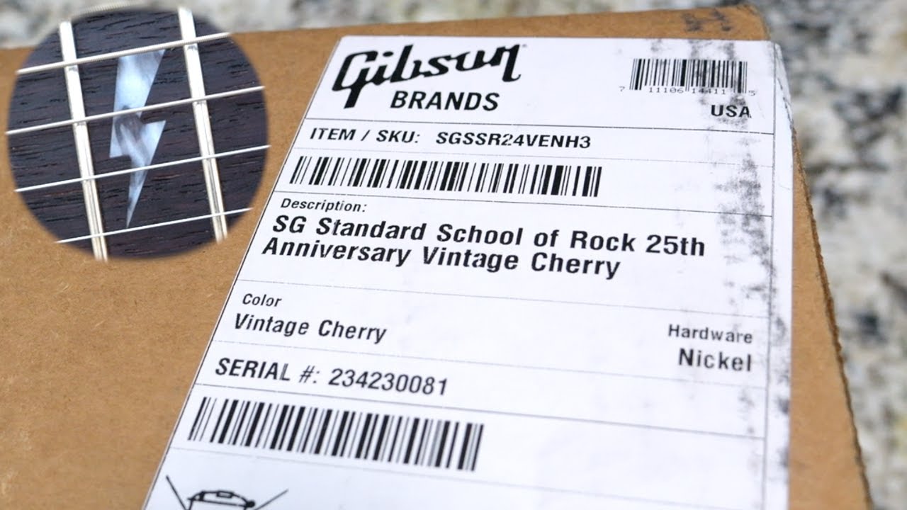 Я получил гитару School Of Rock SG! | Gibson Limited Edition SG Standard 2024 года с инкрустацией...