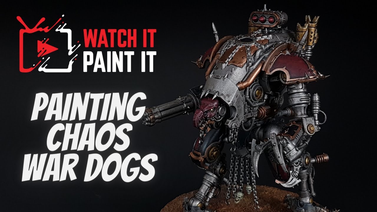 Painting the NEW Chaos War Dog | Warhammer 40k
