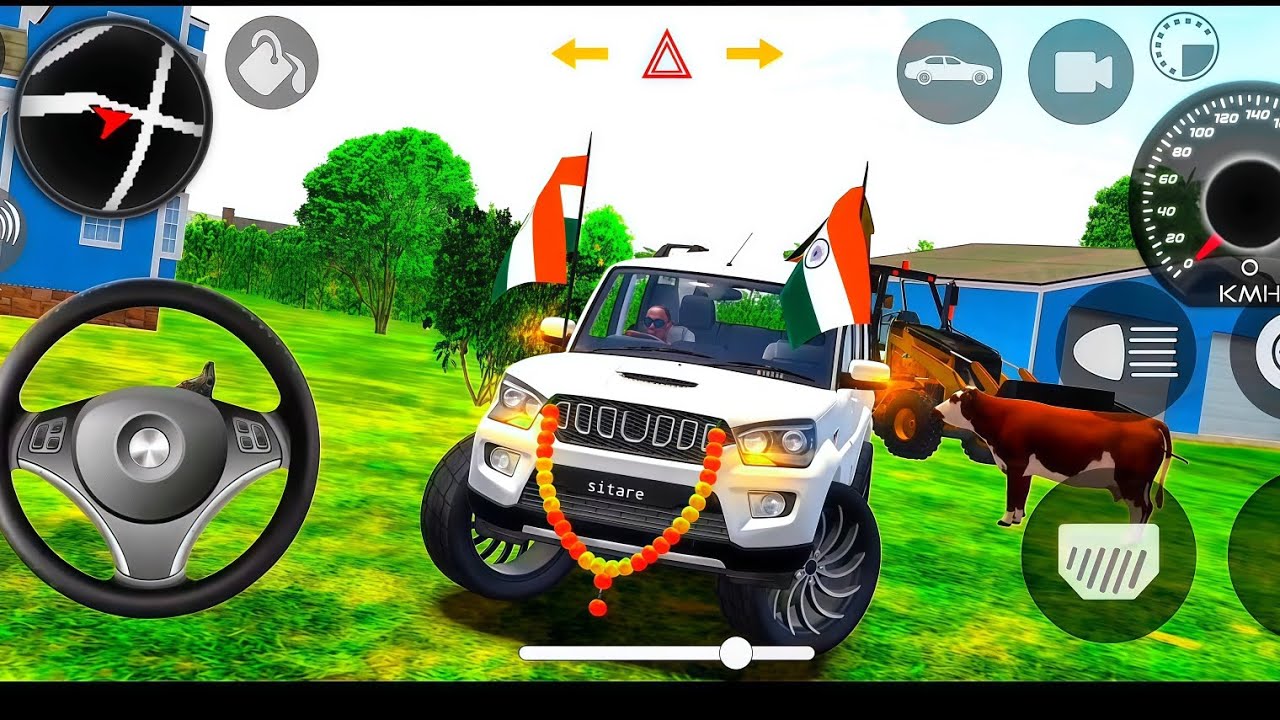 Modified Mahindra Scorpio😈Game:Indian White Scorpio (Car Wala Game)Car Game Android Game -#2026 