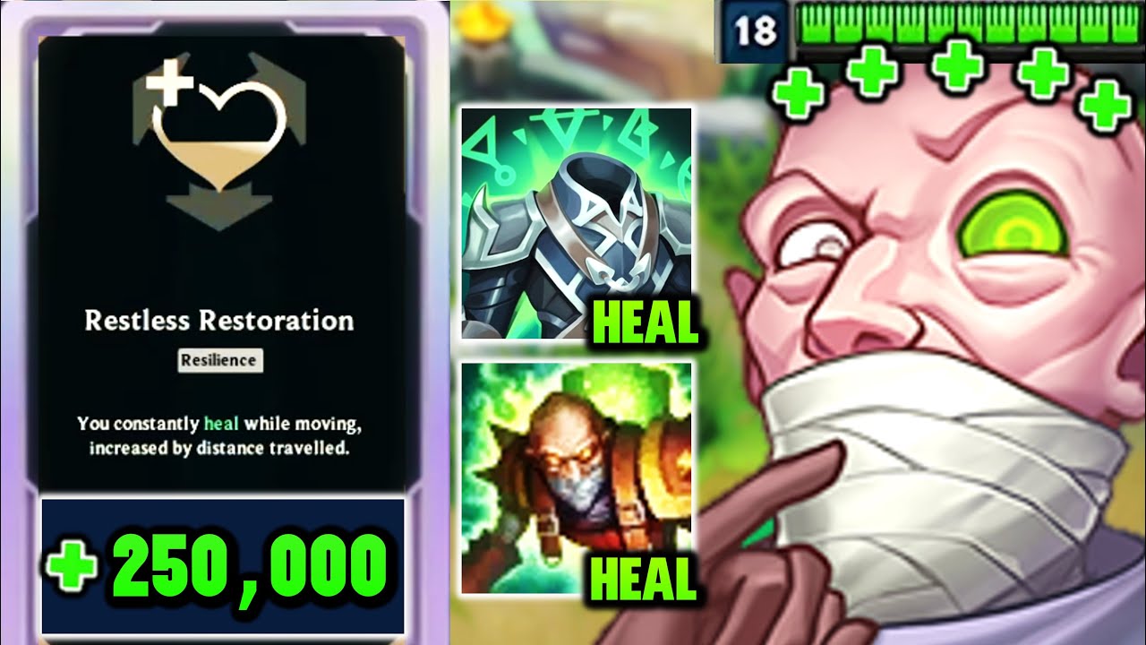 THIS AUGMENT ON SINGED IS BASICALLY CHEATING! (RUN AROUND HEALING TO FULL HP)