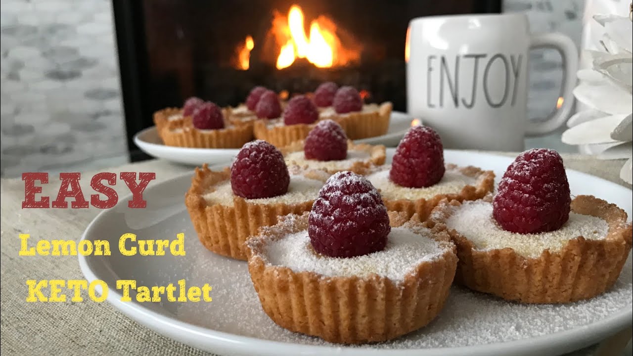 Lemon Curd Keto Tartlet