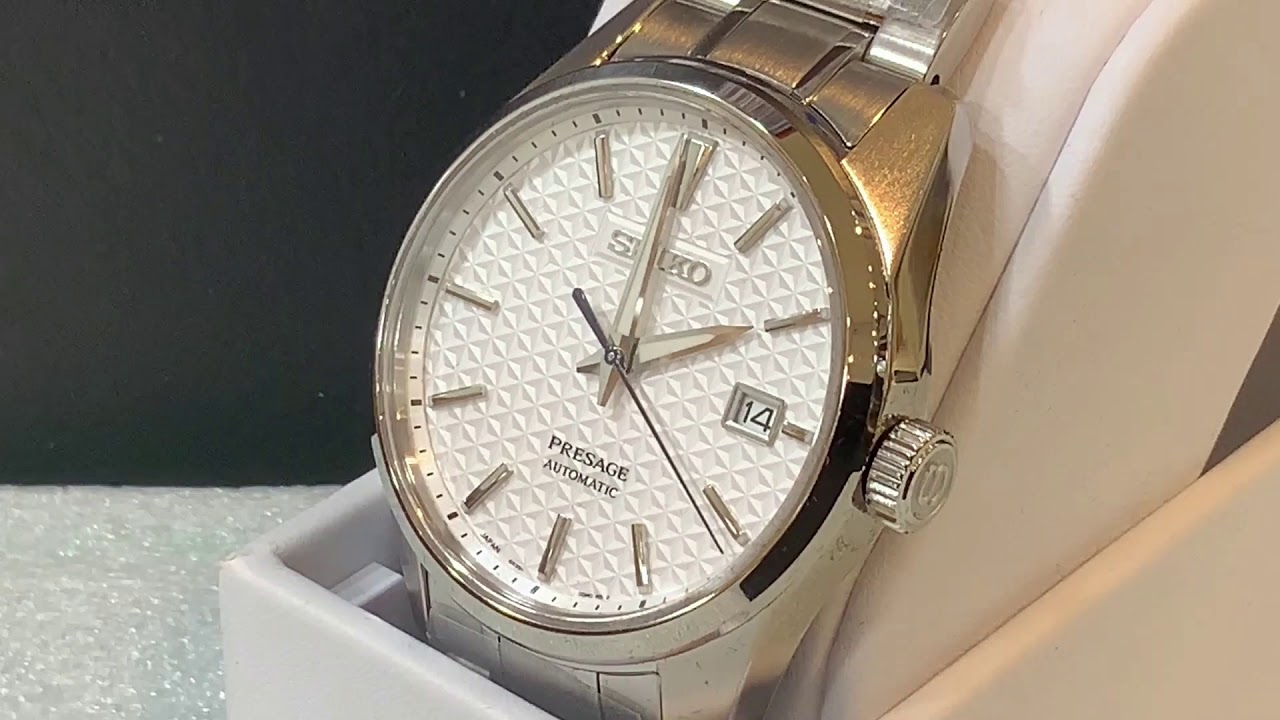 Распаковка Seiko Presage Ivory Dial SPB165 Sharp Edge