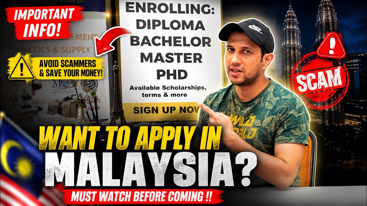 Planning to Study in Malaysia 🇲🇾 | Avoid These BIG Scams | Fake Offer Letters 😮