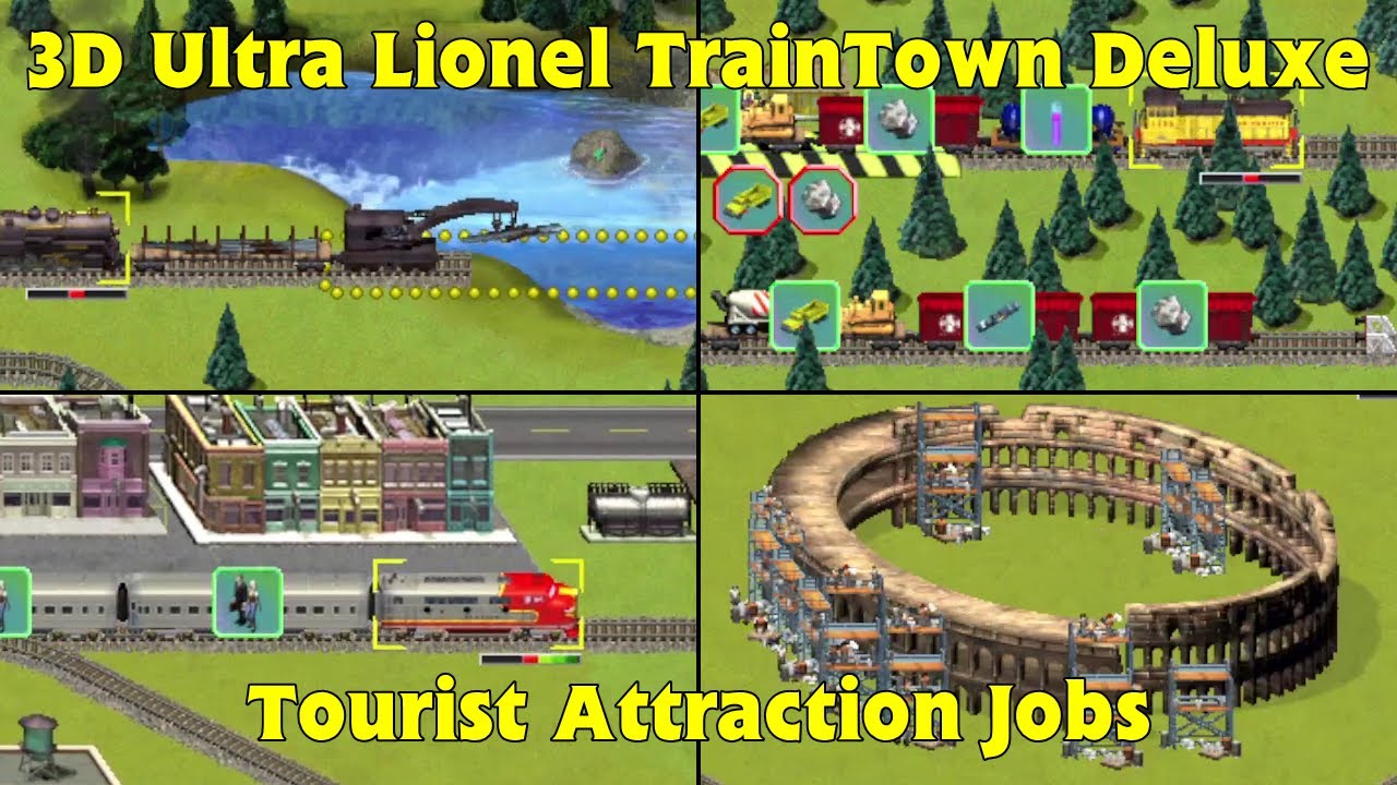3D Ultra Lionel TrainTown Deluxe - Tourist Attraction Jobs