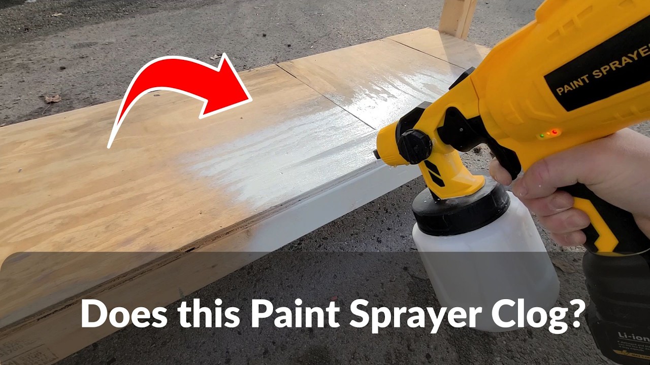 650W Cordless Paint Sprayer Review & Testing | High Power Paint Gun with 2 Batteries (Worth It?)