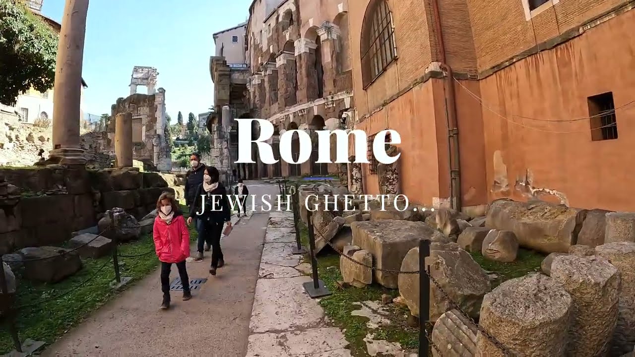 2022 ROME [ Jewish Ghetto … ] Walking Tour with caption
