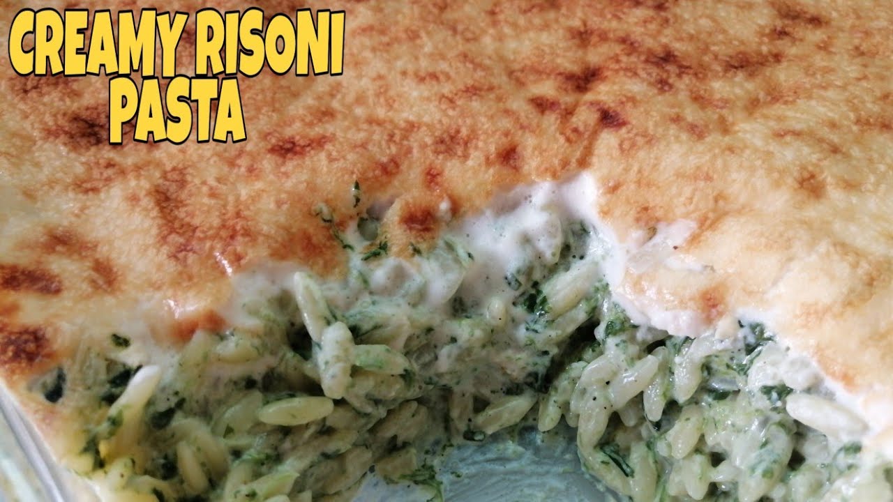 CREAMY ORZO PASTA/RISONI recipe