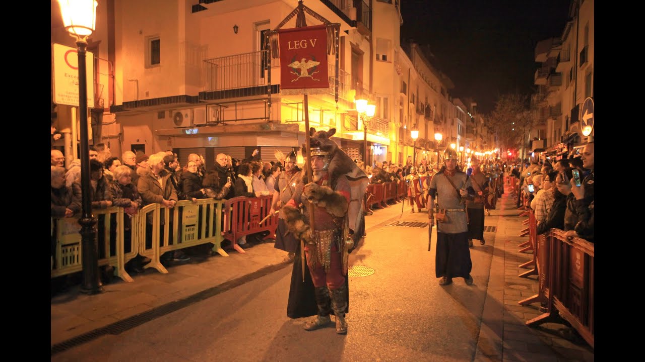 Processó Sant Crist Blanes Divendres Sant Setmana Santa 2016