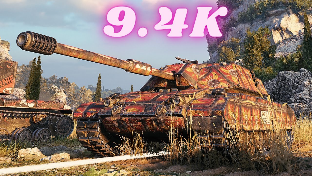 Bisonte C45 - 9.4K Damage 10 Kills World of Tanks Replays ,WOT tank games