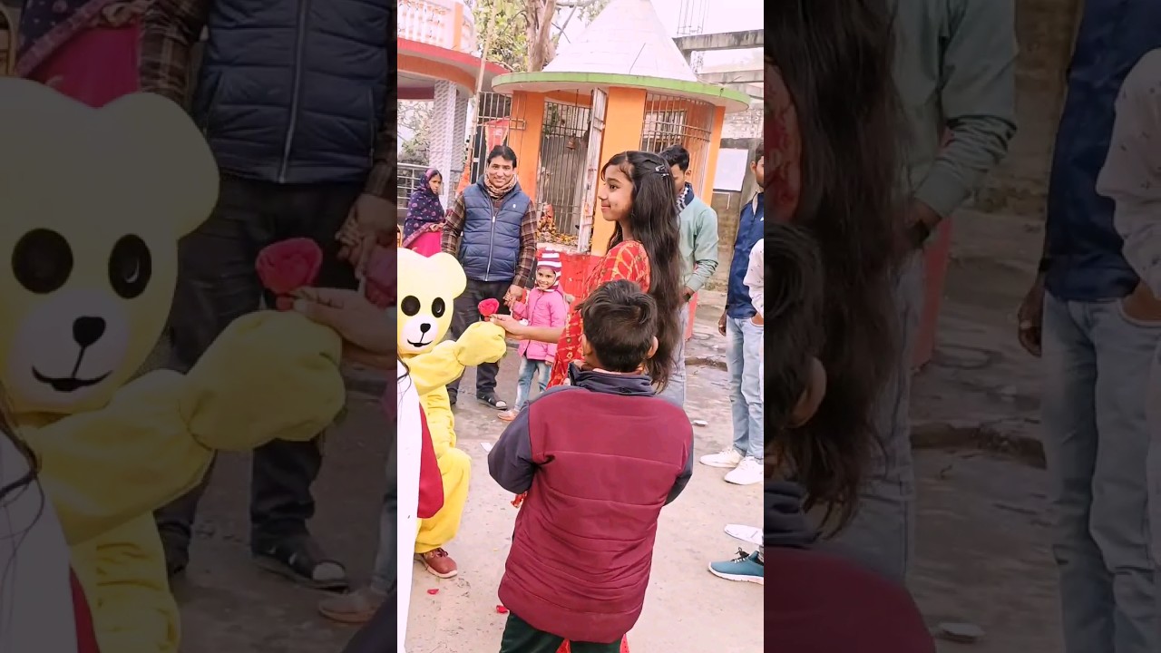Teddy Bear prank on Cute girls #shorts #funny #comedy #teddy