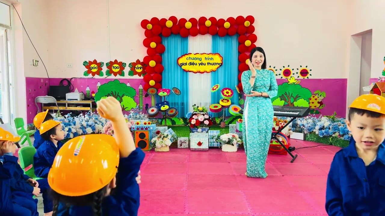 Dạy hát: Cháu yêu cô chú công nhân - Trẻ 4 tuổi - Phạm Thị Thuý An