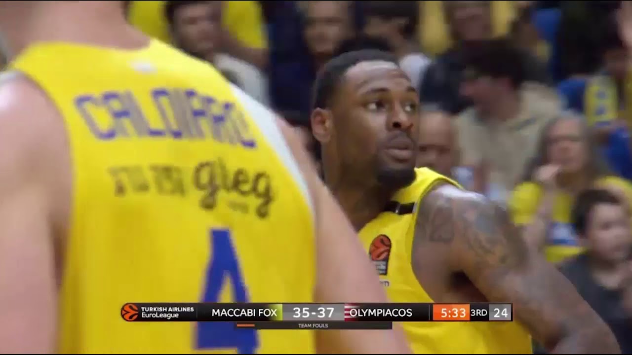 Tarik Black highlights (Maccabi-Olympiacos: 65-64)