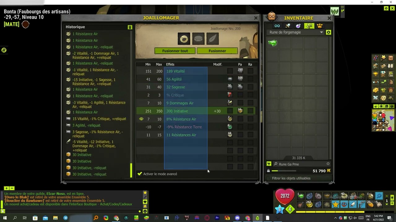 Astuce kamas Dofus Bot Qui Fais Des Exo ,  Jet parfait Astuce kamas