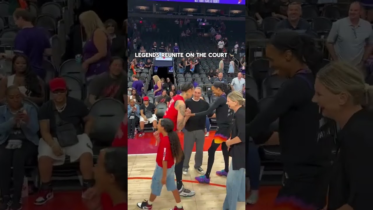 ❤️ Diana Taurasi & Penny Taylor visit Brittney Griner post game | Phoenix Mercury WNBA basketball