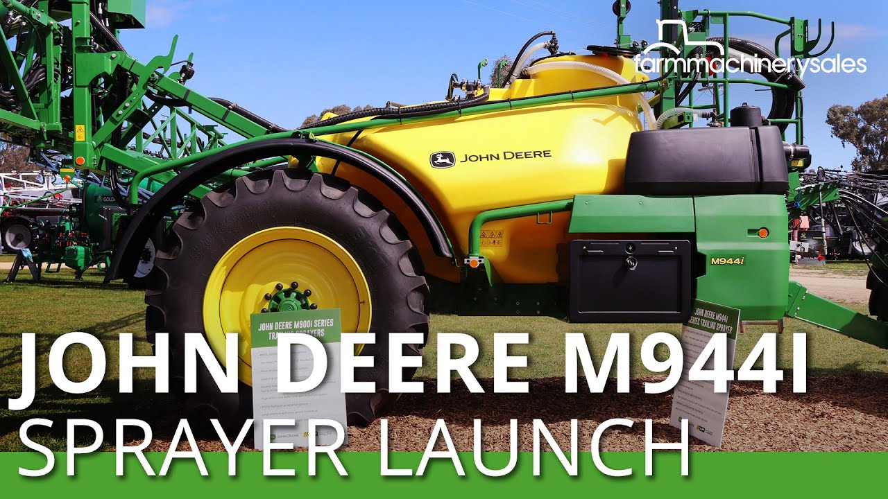 John Deere M944i trailing sprayer launch and walkaround - HMFD 2019