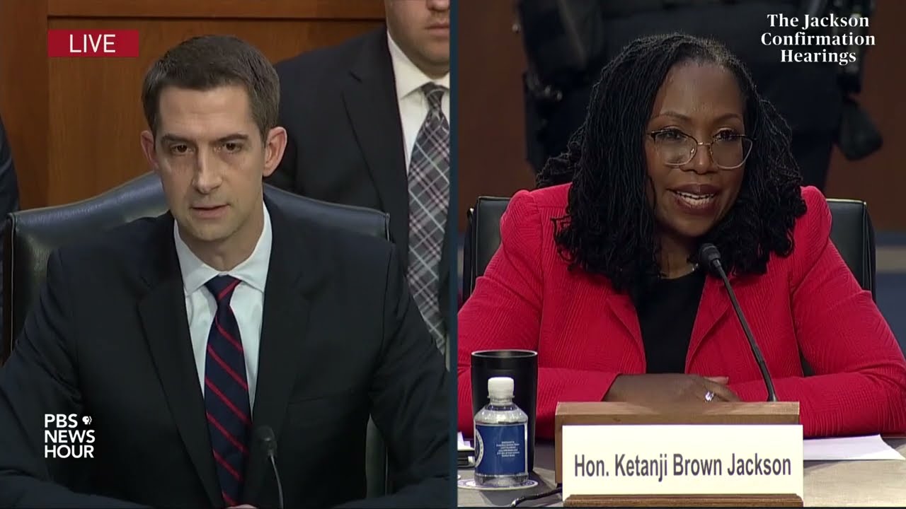 WATCH: Sen. Tom Cotton questions Jackson in Supreme Court confirmation hearings