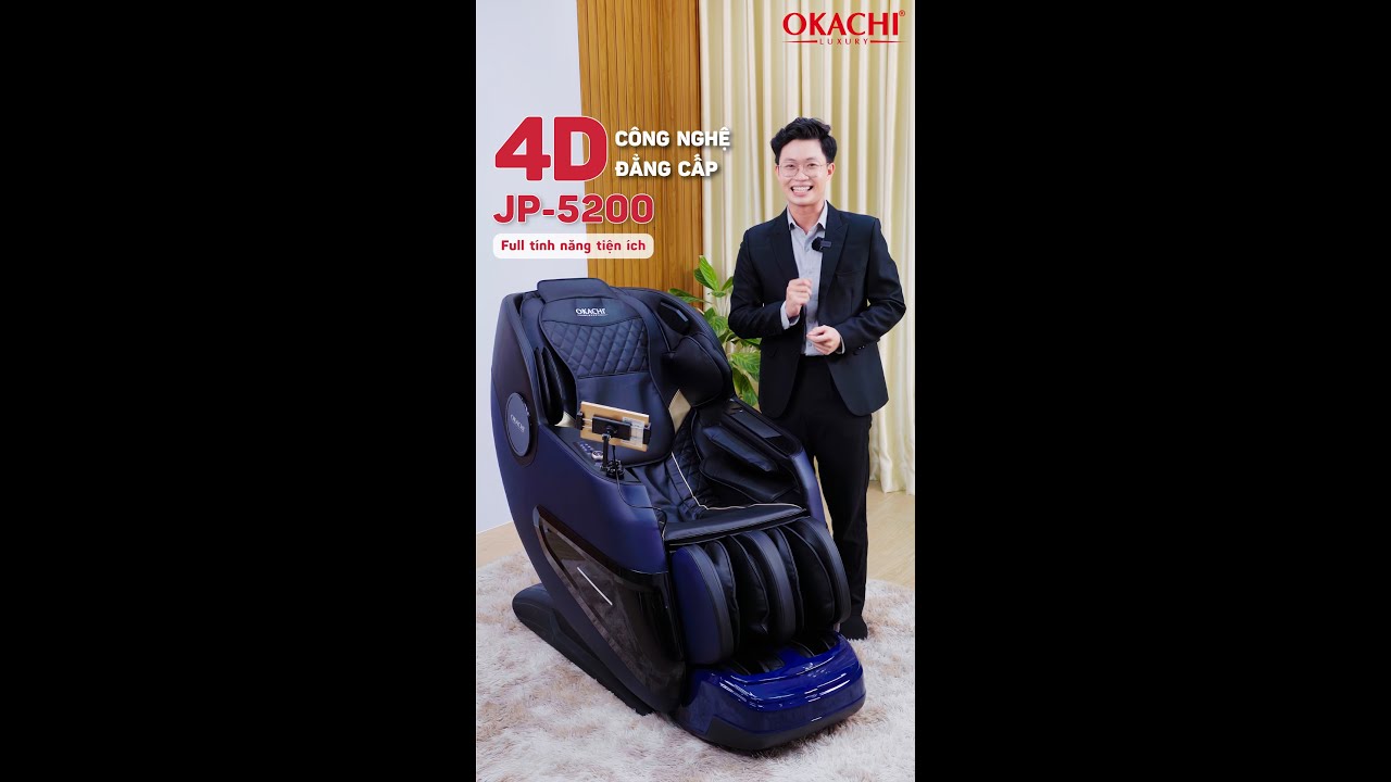 Ghế Massage OKACHI JP-5200 | Ph&acirc;n kh&uacute;c hơn 20 triệu sở hữu t&iacute;nh năng của ghế hơn 50 triệu
