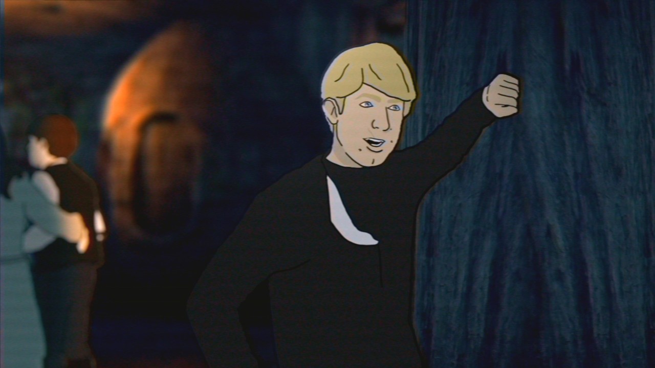 Luke Meets Anakin's Young Force Ghost
