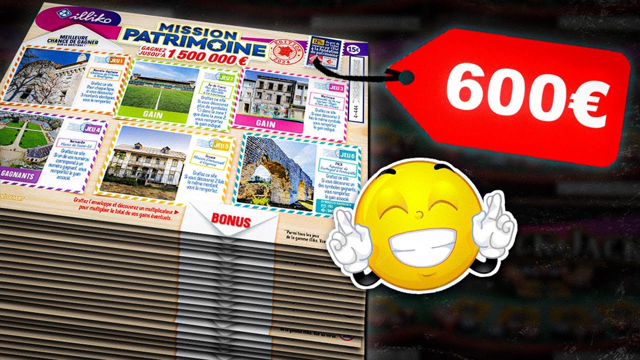 Grattage de 600€ de tickets FDJ MISSION PATRIMOINE 💥 Carnet complet avec gros gains en jeu ! 💰