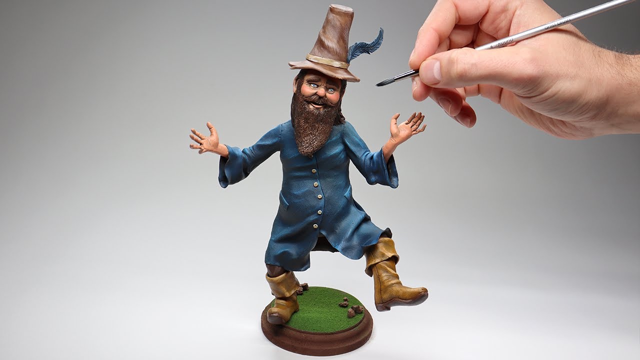 I Made a Book Accurate Tom Bombadil from The Lord of the Rings - Polymer Clay Sculpting Tutorial