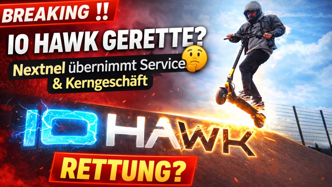 IO HAWK gerettet? ✅ Nextnel &uuml;bernimmt Service & Kerngesch&auml;ft #escooter #emobilit&auml;t