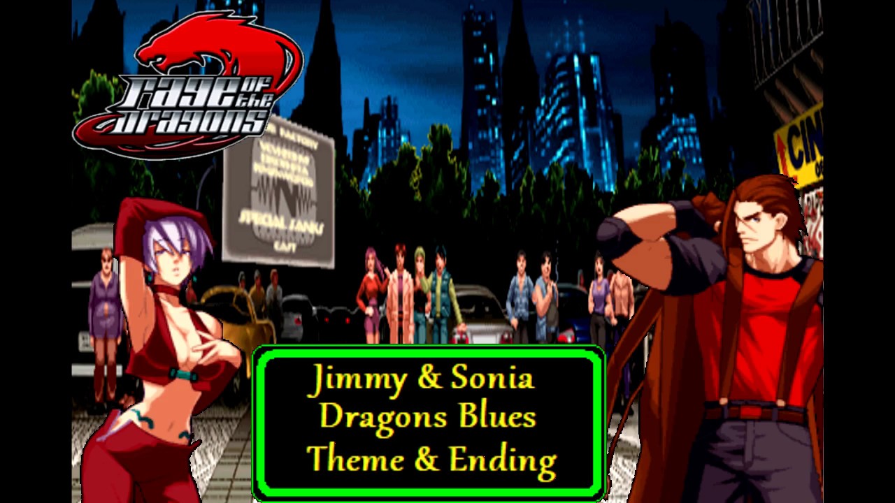 Jimmy & Sonia Theme + Ending - Dragons Blues - Espa&ntilde;ol - Rage of the dragons HQ