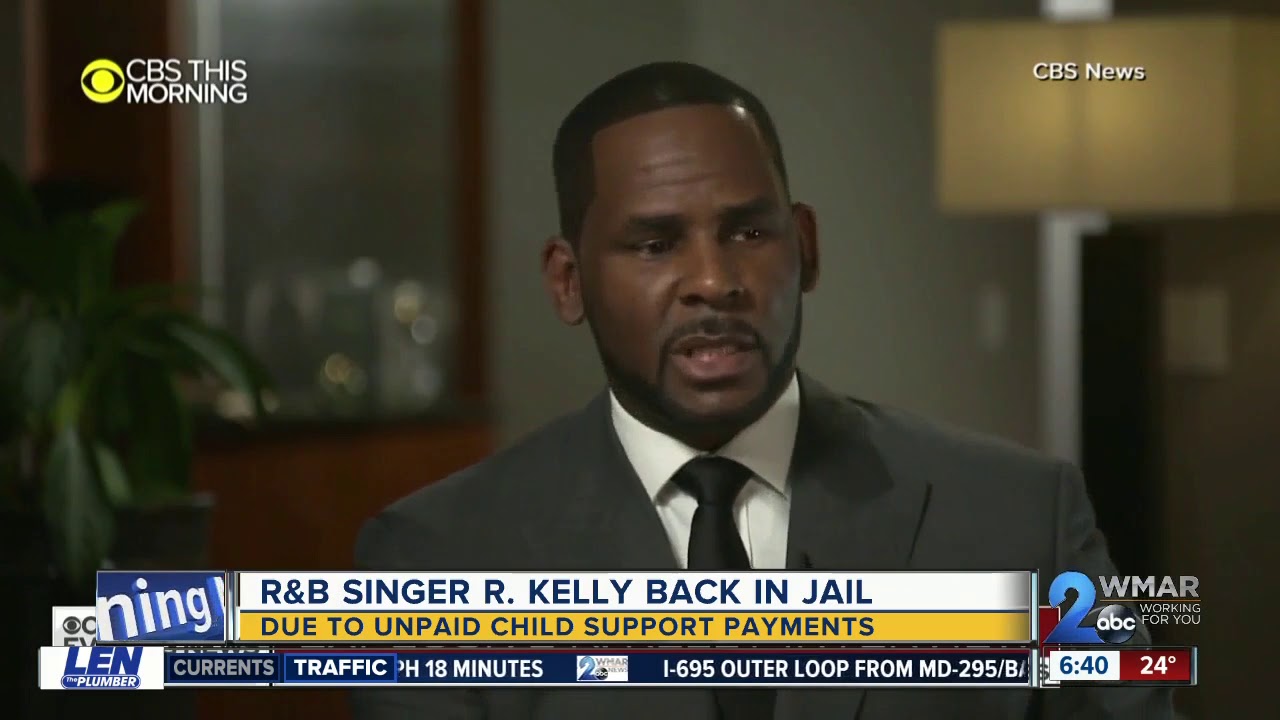 R. Kelly back in jail for failing to pay child support