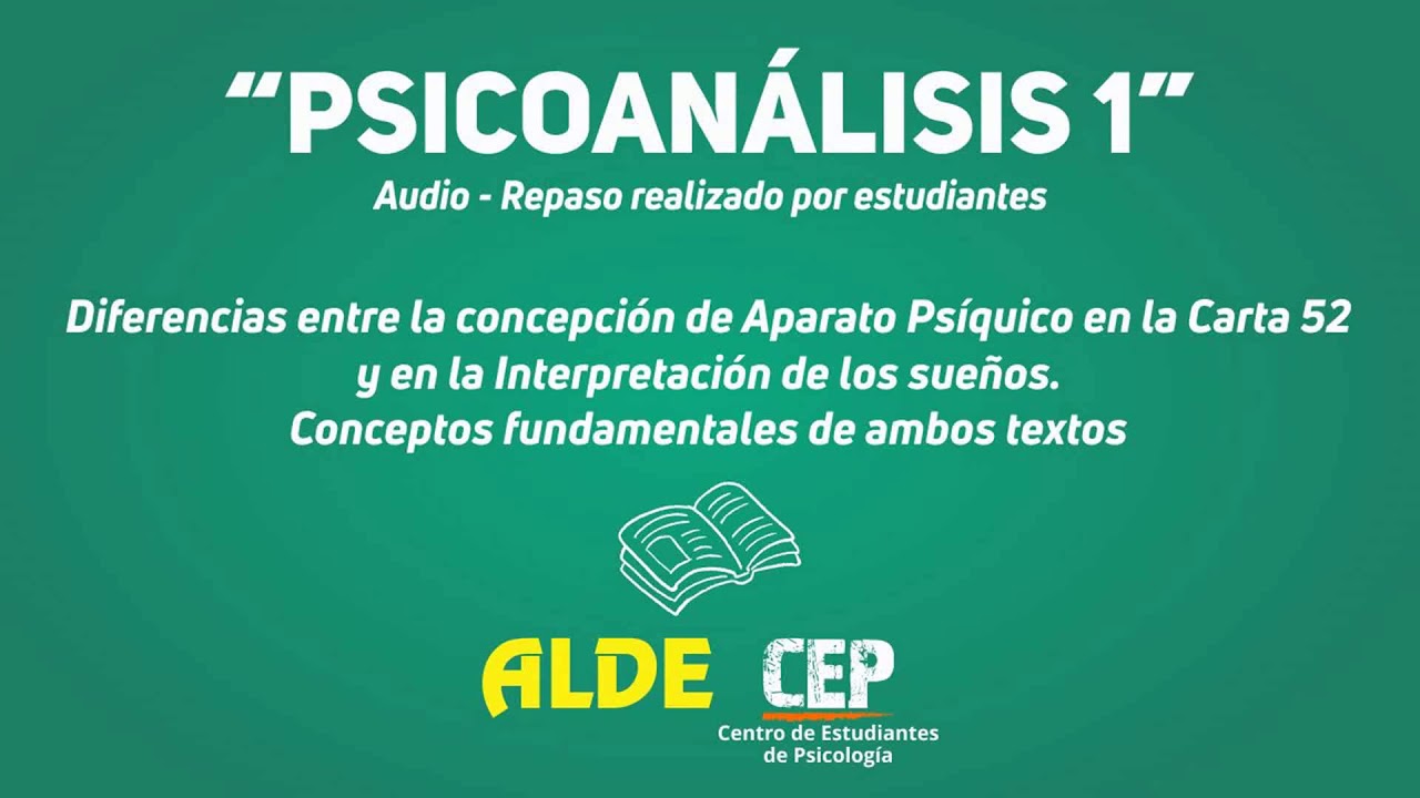 Audio - Repaso: Psicoanálisis 1