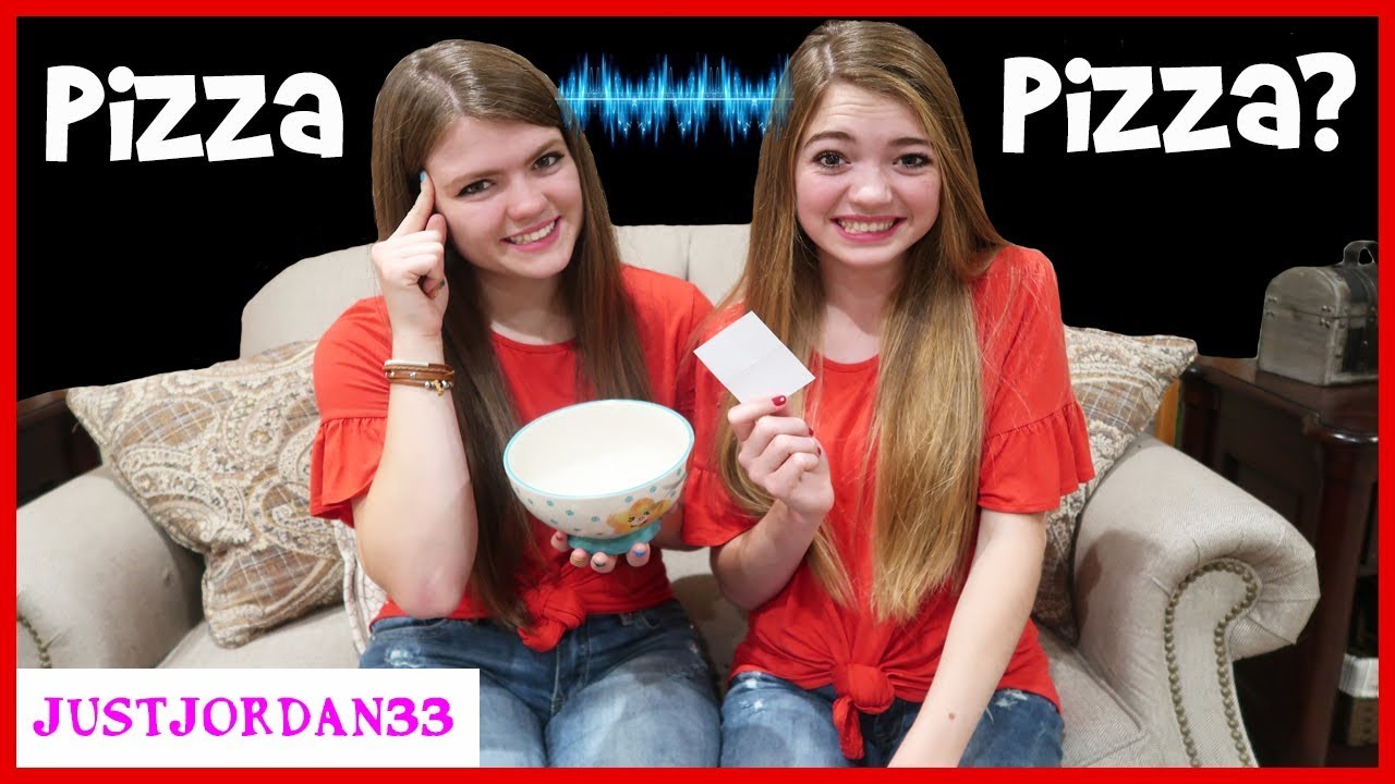 Sisters Twin Telepathy Challenge / JustJordan33