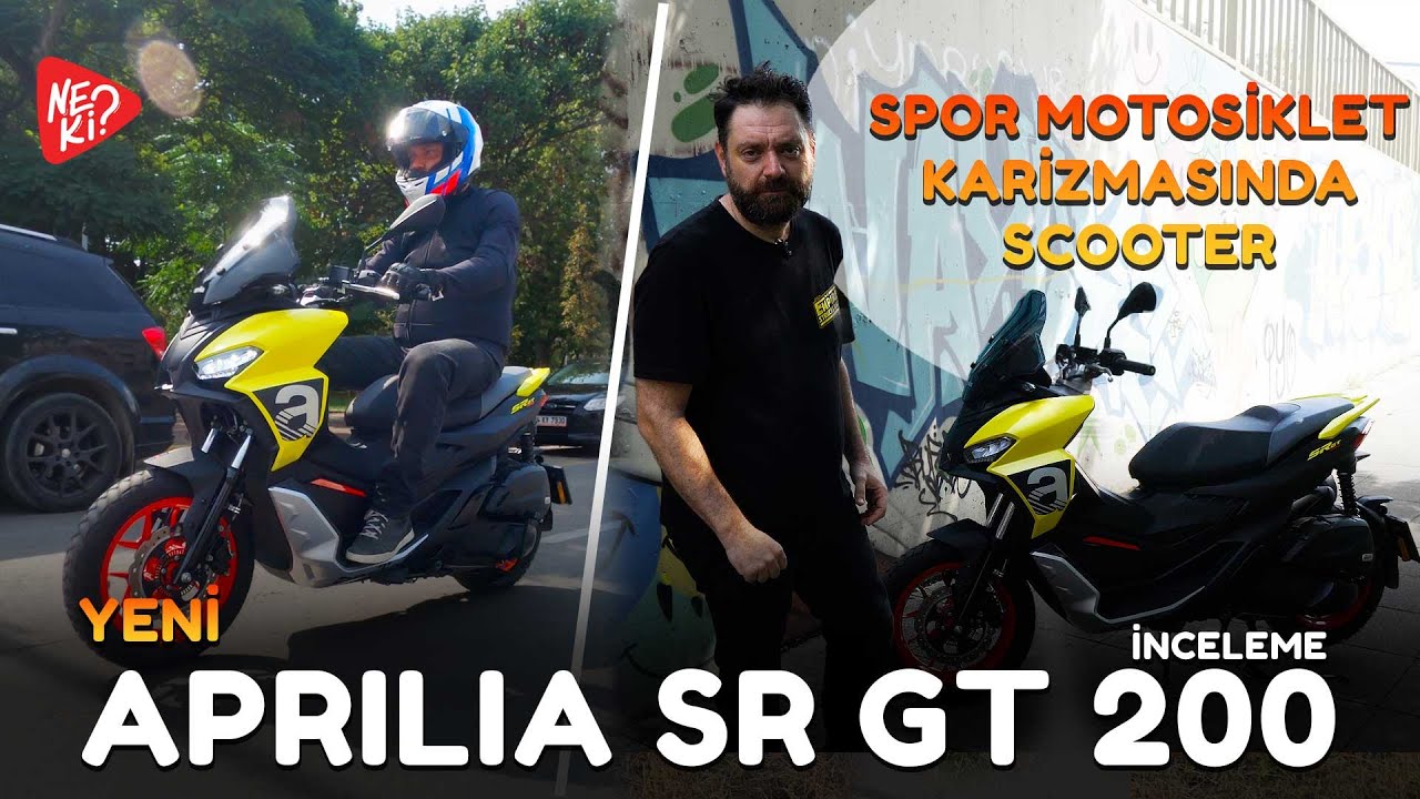 Aprilia SR GT 200 İnceleme | SPOR MOTOSİKLET KARİZMASINDA SKUTER