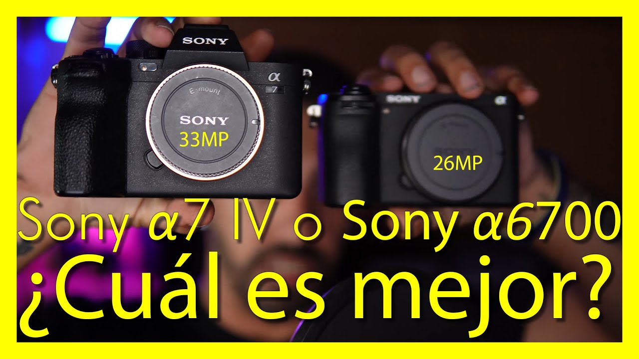 COMPARATIVA SONY A6700 vs SONY A7 IV 📸 | ¿Cuál es la MEJOR CÁMARA? 🤔💥