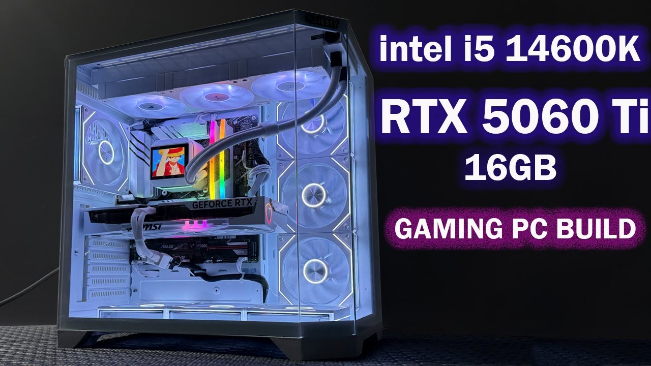 intel i5 14th 14600k rtx 5060 ti 16GB Gaming PC Build
