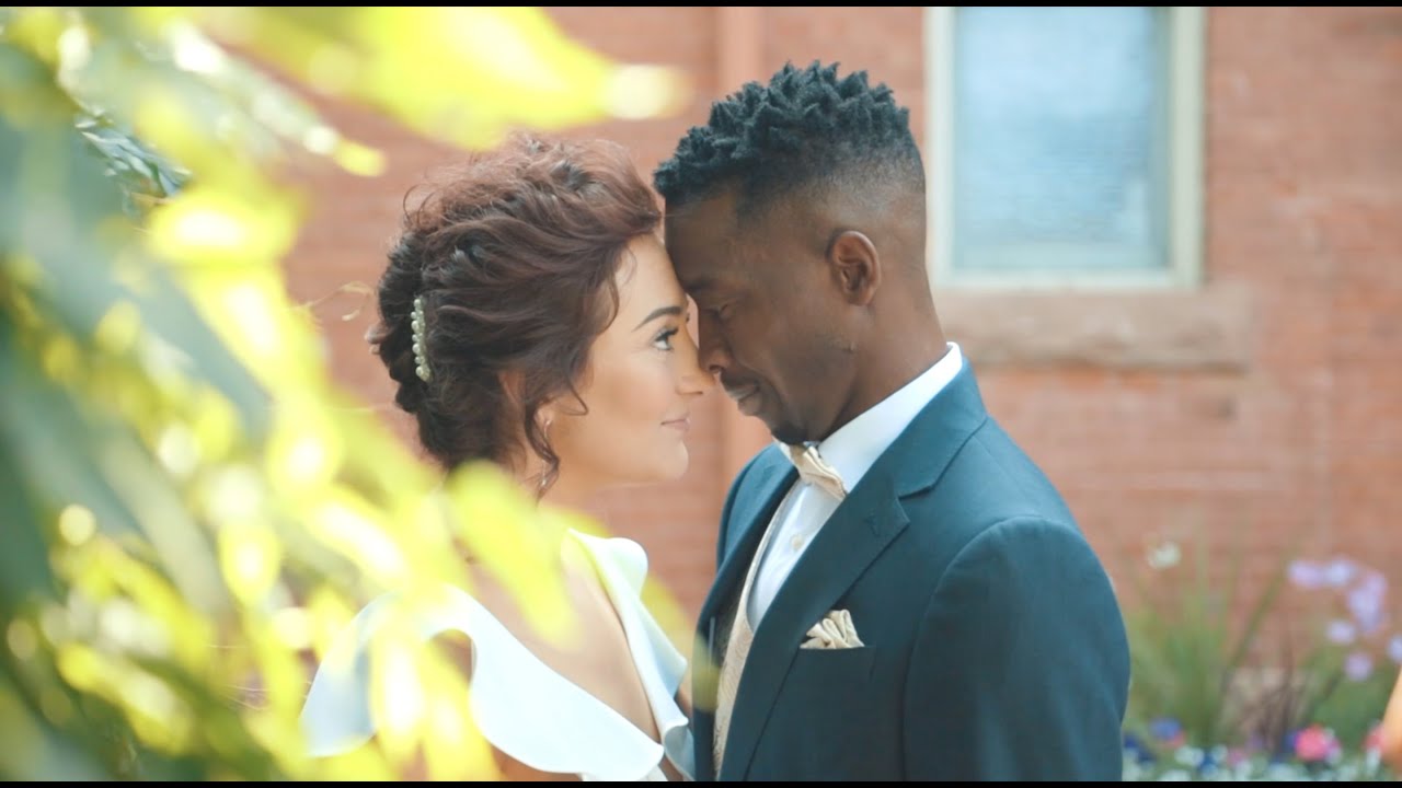 Wedding of Meg Delagrange and Kelvin Belfon | Interracial couple | Blended Family with 5 Kids